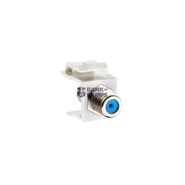 KEYSTONE F-CONNECTOR WHITE  20-PACK image 1