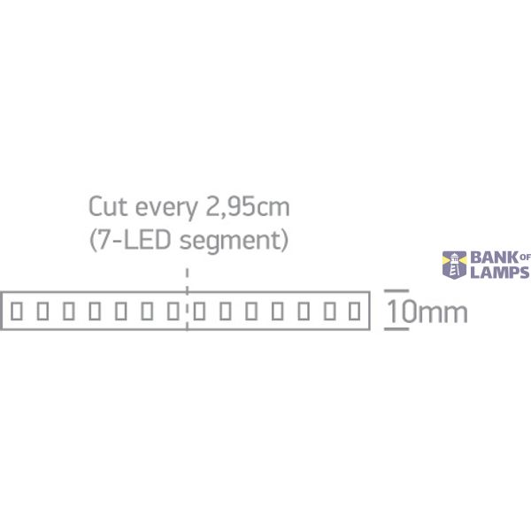 LED STRIP 24V DC CW 5m ROLL 19,2W/m IP20 image 2