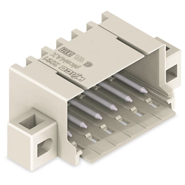 2091-1430/005-000 THT male header; 1.0 mm Ø solder pin; angled image 4