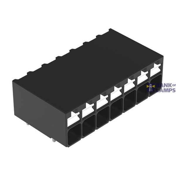 THR PCB terminal block push-button 1.5 mm² black image 1