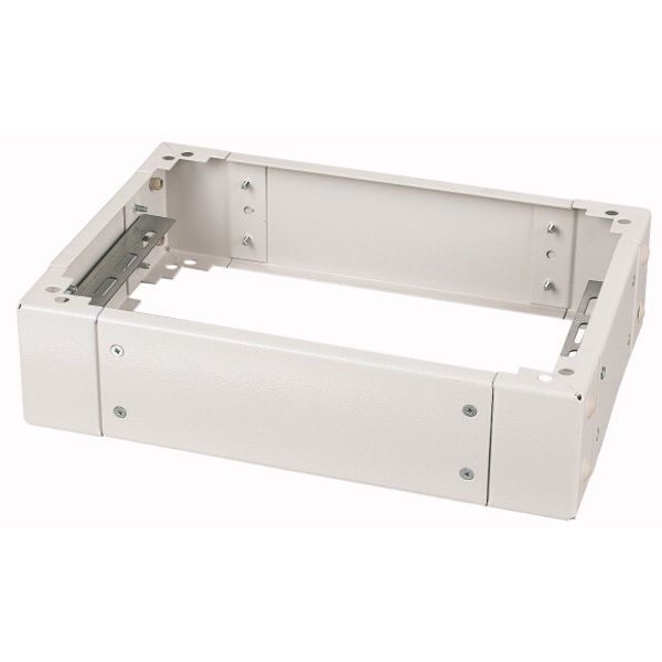 BPZ-KR101/300 Cable marshalling box for IP30 floor standing distribution boards, HxWxD = 100 x 1000 x 300 mm,  gray image 1