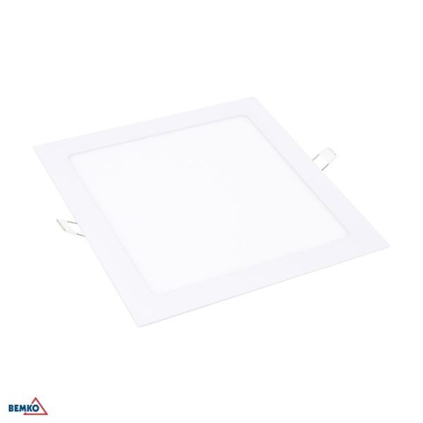 DOWNLIGHT LED FITTING 18W 4000K 1300LM IP20 SQUARE WHITE image 1