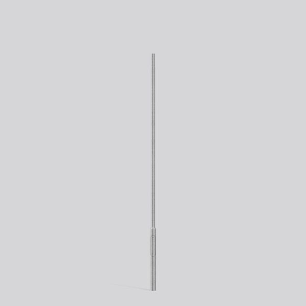 Steel pole D 114 H 4500 d 76 colour: uncoated image 2