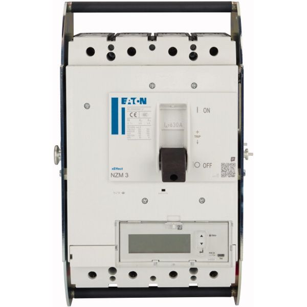 NZMH3-4-PX630/VAR-AVE NZM3 PXR25 circuit breaker - integrated energy measurement class 1, 630A, 4p, variable, withdrawable unit image 3