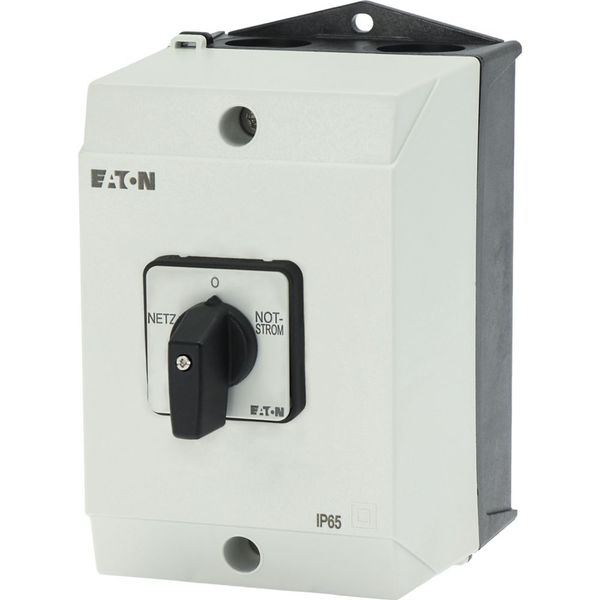 T3-4-8902/I2 Changeoverswitches, T3, 32 A, surface mounting, 4 contact unit(s), Contacts: 8, 60 °, maintained, With 0 (Off) position, Netz-0-Notstrom, Design numbe image 29