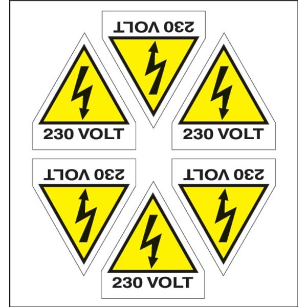 Adhesive label - Dimensions: 165 x 175 mm image 1