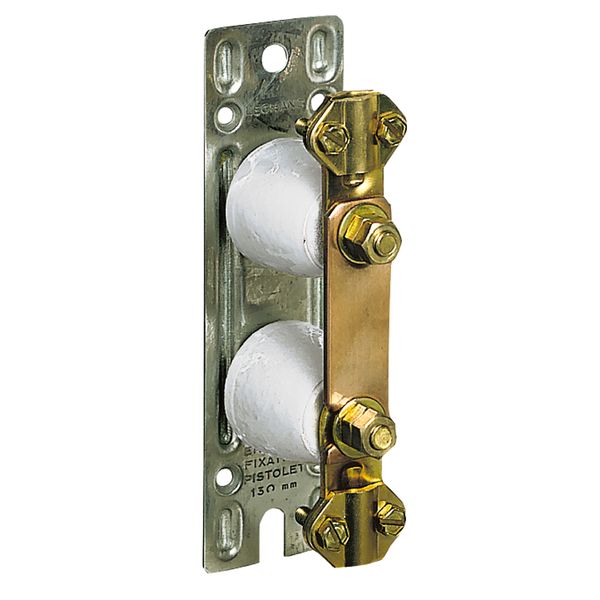 Terminal strip Cosga with metal plate 150×45mm screw fixing Ø3.5mm image 1