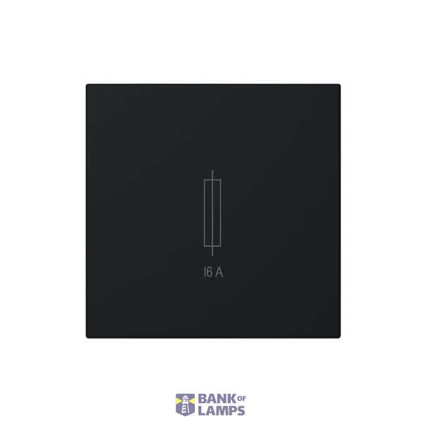Fuse holder - 2M - Matt Black image 1