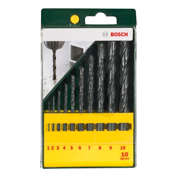 10-piece HSS-R metal drill bit set image 2