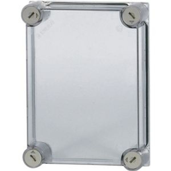 D150-CI23 Cap, transparent smoky gray, HxWxD=250x187.5x50mm image 2