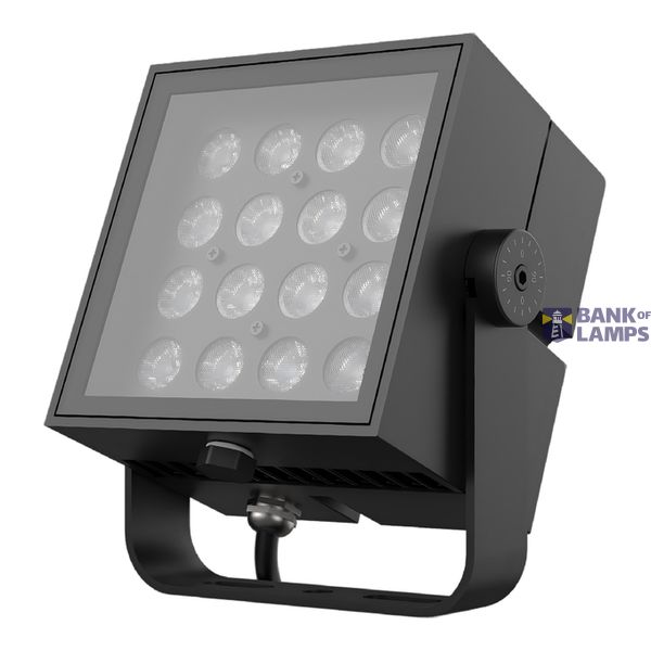 AR FLO SQ V 36W 830 SYM10 BK ON LEDV image 1