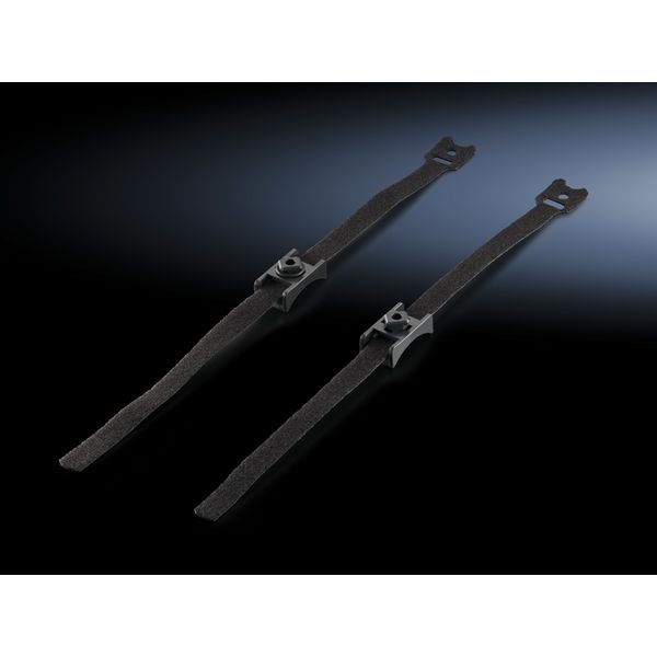 DK Nylon tape supports, L: 400 mm, RAL 9005 image 2