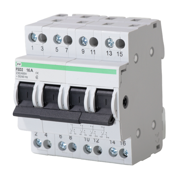 Load Switch FSD2 4P 16A 1-0-2 image 1