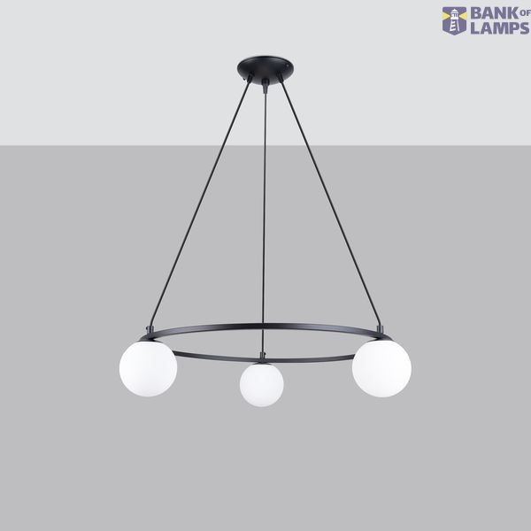YOLI CHANDELIER 3 BLACK G9 3X8W IP20 image 4