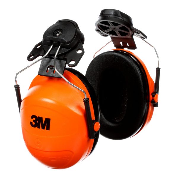 3M™ PELTOR™ Optime™ I Earmuffs, Orange, Helmet Mounted, H510P3E-OR image 3