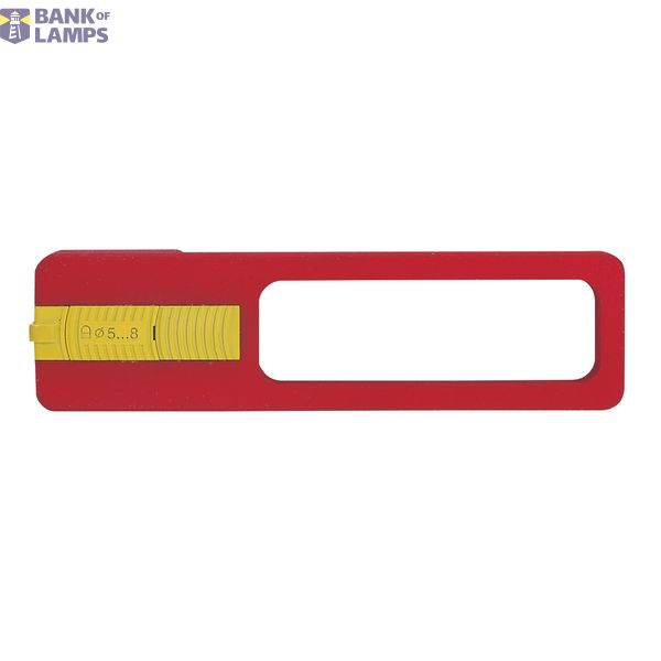 Emergency rotary direct control (red) for DSX for installation on plate image 2