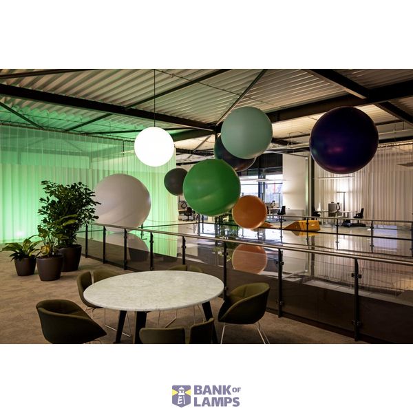 SUN 40 PD, E27, Pendant Lights, L=400cm, round, black image 1
