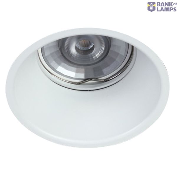 WHITE GU10 10W SEMI TRIMLESS image 1