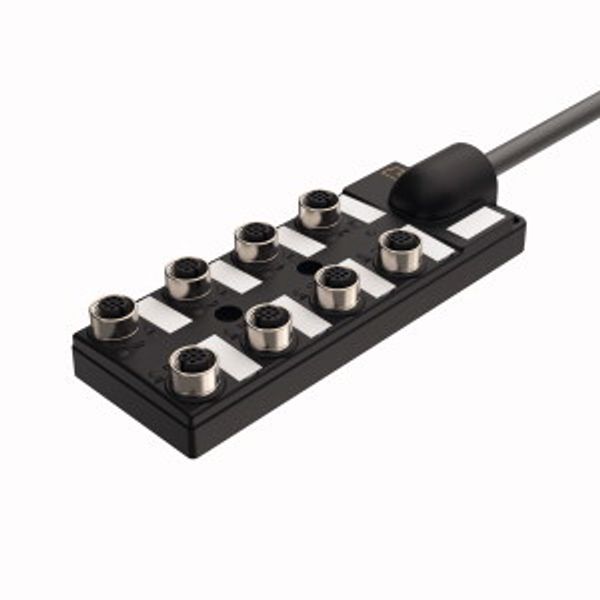 Passive Actuator/Sensor Box, M12 × 1 With Homerun Cable, 8-port   TB-8M12-4P2-5/TXL image 1