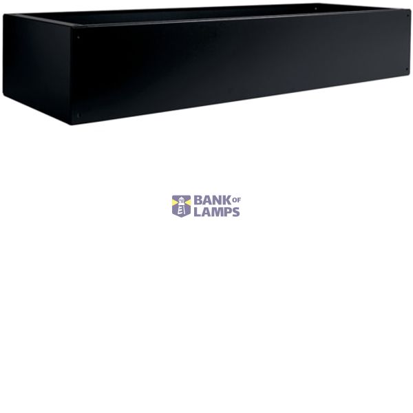 Base for modular display cabinet IP54 RAL9005 1100x200x400 (WxHxD) FZ924WP image 1