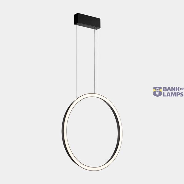 Pendant Circular Vertical Side ø900 Surface LED 45.6W 1202lm 2400K Black image 1