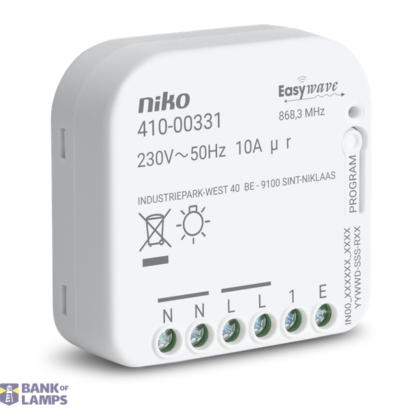 RF receiver, 230 V, N.O. contact, flush mounting image 2