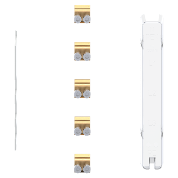 ZCV25L ComfortLine Copper busbar connection set, 205.5 mm x 31 mm x 62 mm image 1
