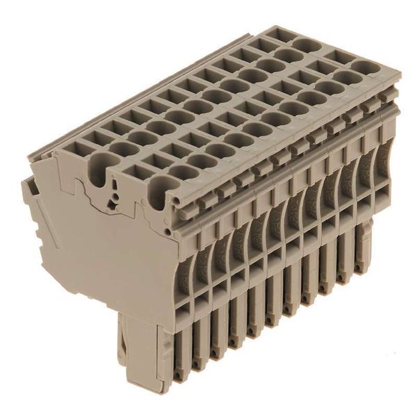 Z-series, Plug-in connector, dark beige, Direct mounting image 1