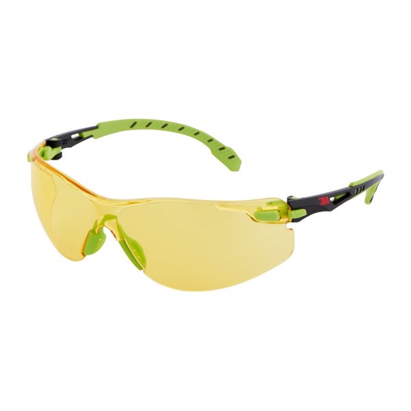 3M™ Solus™ 1000 Safety Glasses, Green/Black Frame, Scotchgard™ Anti-Fo image 2