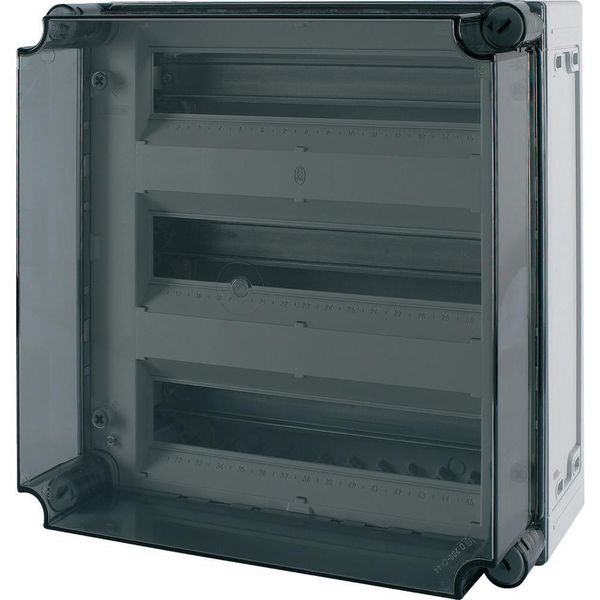 AV/I44-200 MCB enclosure, IP65, mounting rail vertical, HxWxD=375x375x225mm image 4