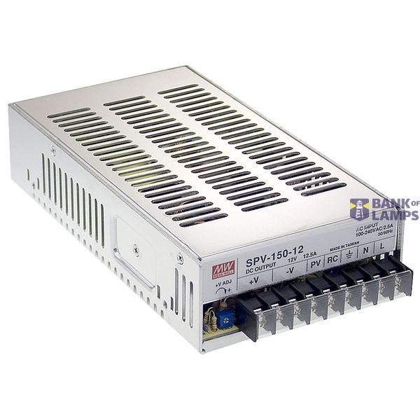 SPV-150-12 Switching power supply, closed, 150W, 12V, 12,5A, MEAN WELL image 1