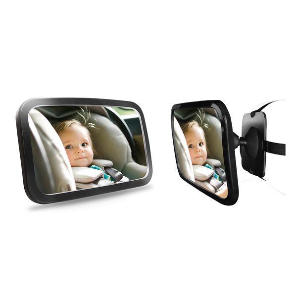 Baby Car Mirror 29x19cm image 1