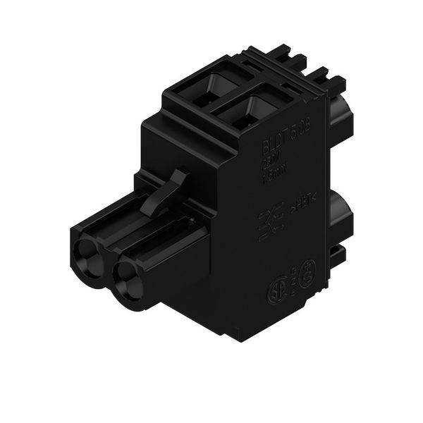 PCB plug-in connector, female plug, 5.08 mm, Number of poles: 2, 90°/270°, Screw connection, Clamping range, max. : 3.31 mm², Box image 3