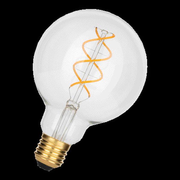 Spiraled Basic G95 E27 5W 2200K Clear DIM 240V image 2