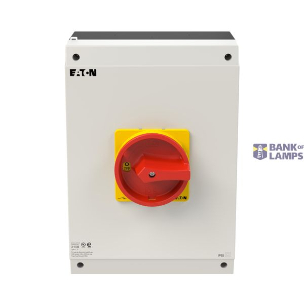 P3 Main switch, 80 A,Surface mounting, Form I5/SVB image 6