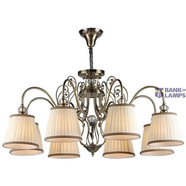 Elegant Vintage Chandelier Bronze Antique image 2
