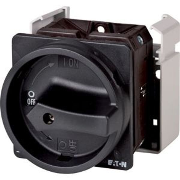 T5B-3-8342/EA/SVB-SW Main switch, T5B, 63 A, flush mounting, 3 contact unit(s), 6 pole, STOP function, With black rotary handle and locking ring, Lockable in the 0 (Off) p image 10