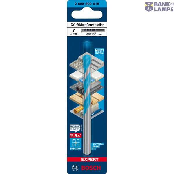EXPERT CYL-9 MultiConstruction Drill Bit 7 x 6 x 1 mm image 2