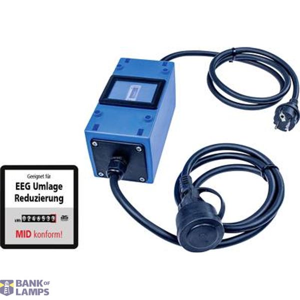 MIXO energy meter with shock-proof plug 2x1.5 m H07RN-F 3G2.5 image 1