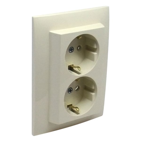 MONOB DOUB SAF EARTH SOCKET (SKO TYPE) IVORY image 1