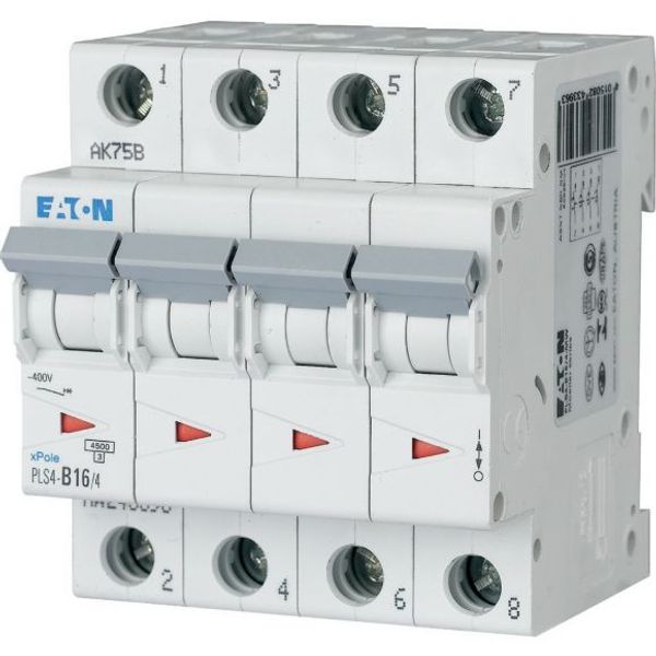 PLS4-B16/4-MW Eaton Moeller series xPole - PLS4 MCB image 1