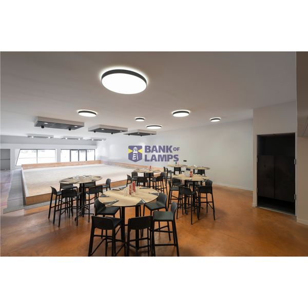 MEDO® PRO 90, ceiling-mounted light, round, 3000/4000K, 74W, trailing-edge phase, 80°, UGR image 3