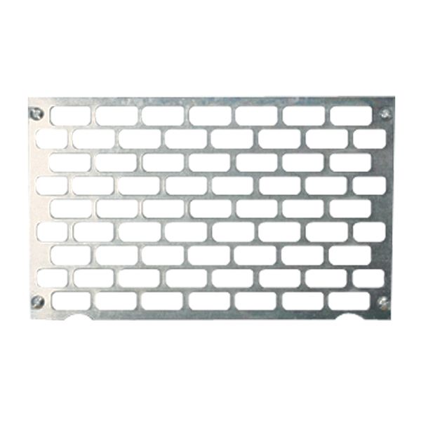 Perforated faceplate 12MOD image 1