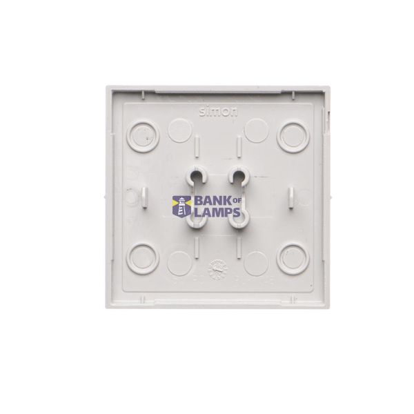 Single switch with backlight, LED not replaceable Color: blue, (module), 10AX, quick connection, satin, metallized image 1