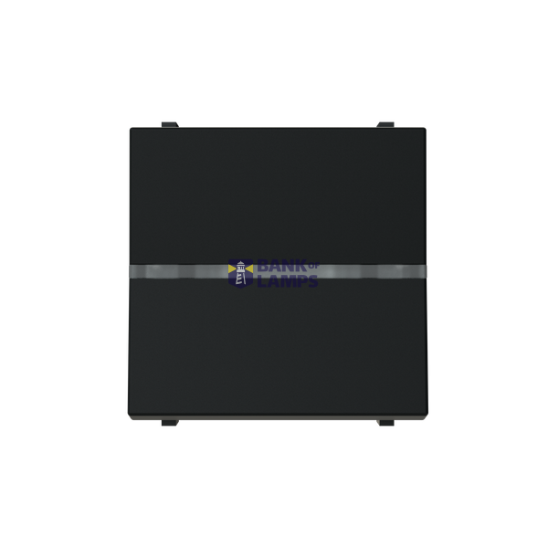 Switch 2-way, SP with indicator LED - 2M - Matt Black image 1