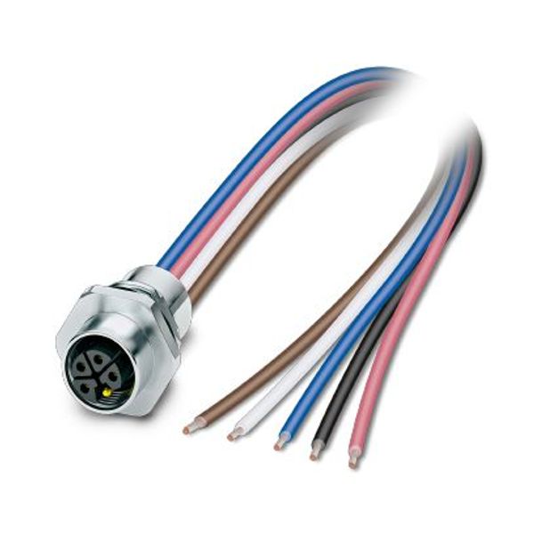 SACC-E-M12FSL-4FE-M16XL/0,2 - Device connector front mounting image 2