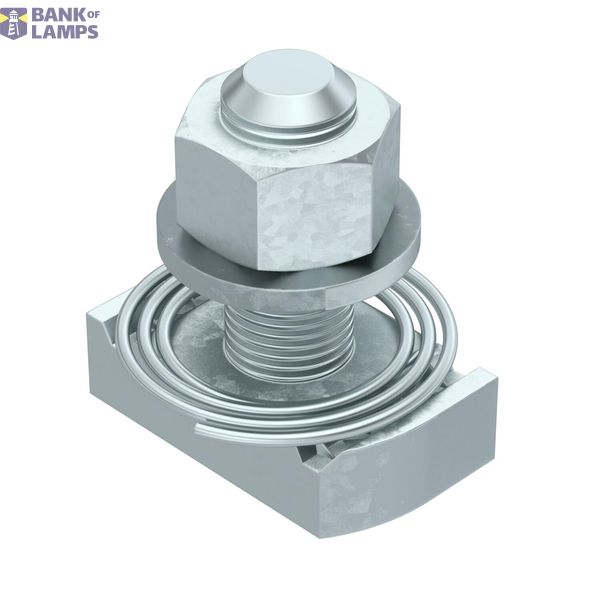 MS41HBF M12x30ZL hammer head screw with spring for profile rail MS4121/4141 image 1