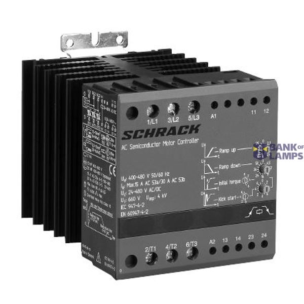 Motor Controller, 3 phase, 400-480V, 86A with bypass image 1