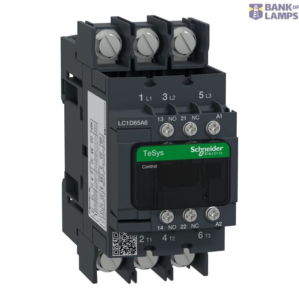 CONTACTOR 3P 65A EVERL. 440VAC AC3 RINGO image 1