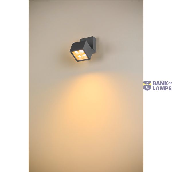 S-CUBE, wall and ceiling-mounted light, 2700/3000K, 15W, PHASE, 80°, anthracite image 2